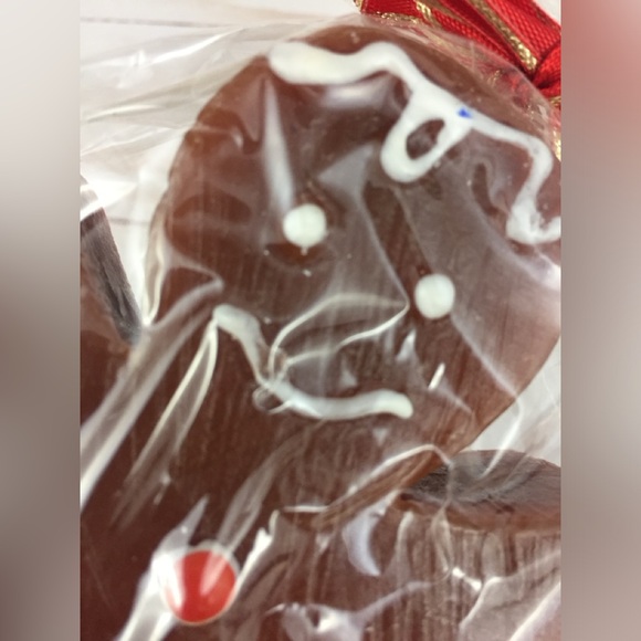 Gingerbread Man Christmas Candles Lot of 4 Various Brands White Barn TAG Royal - Picture 6 of 16